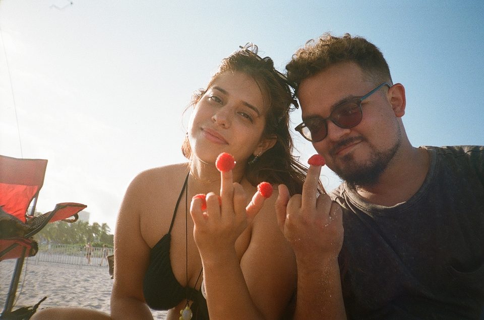 Film photo of a couple