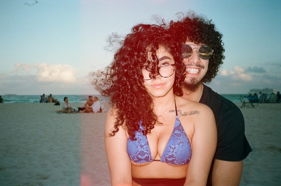 Film photo of a couple