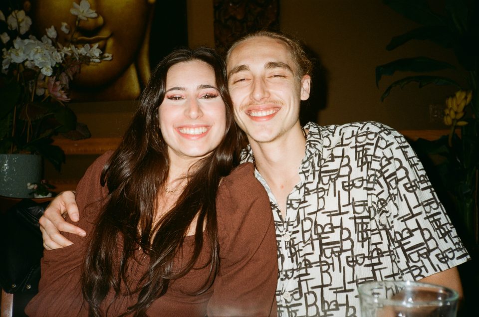 Film photo of a couple