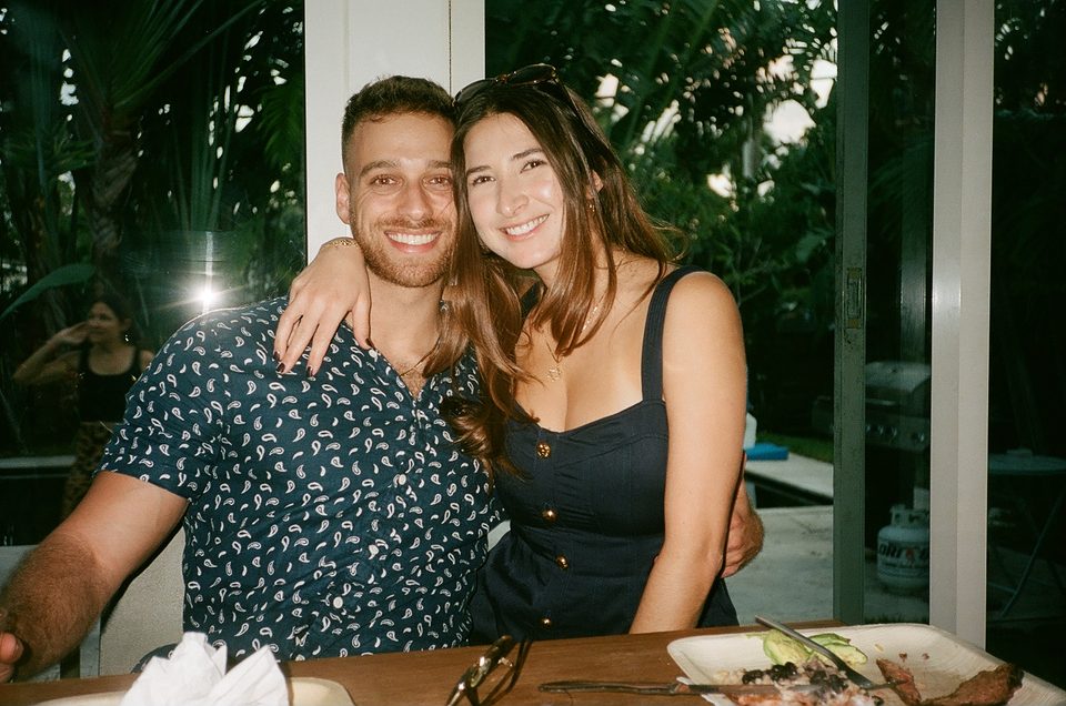 Film photo of a couple