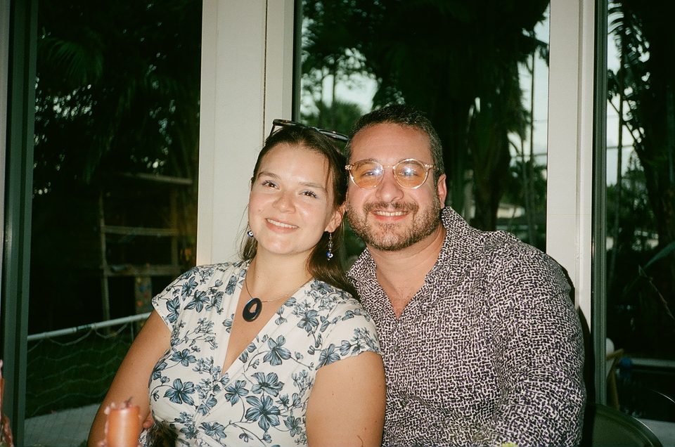 Film photo of a couple