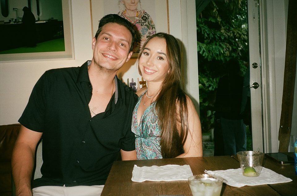 Film photo of a couple