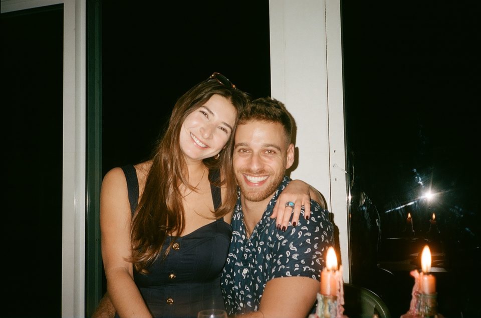 Film photo of a couple