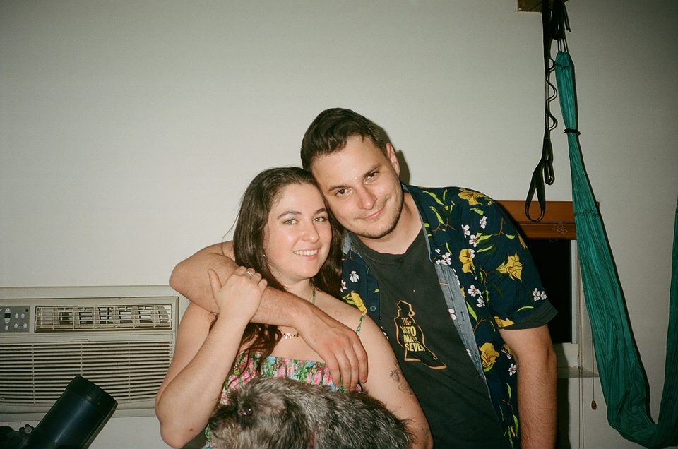 Film photo of a couple