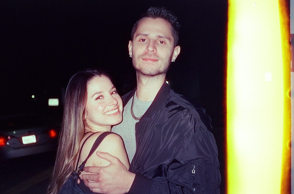 Film photo of a couple