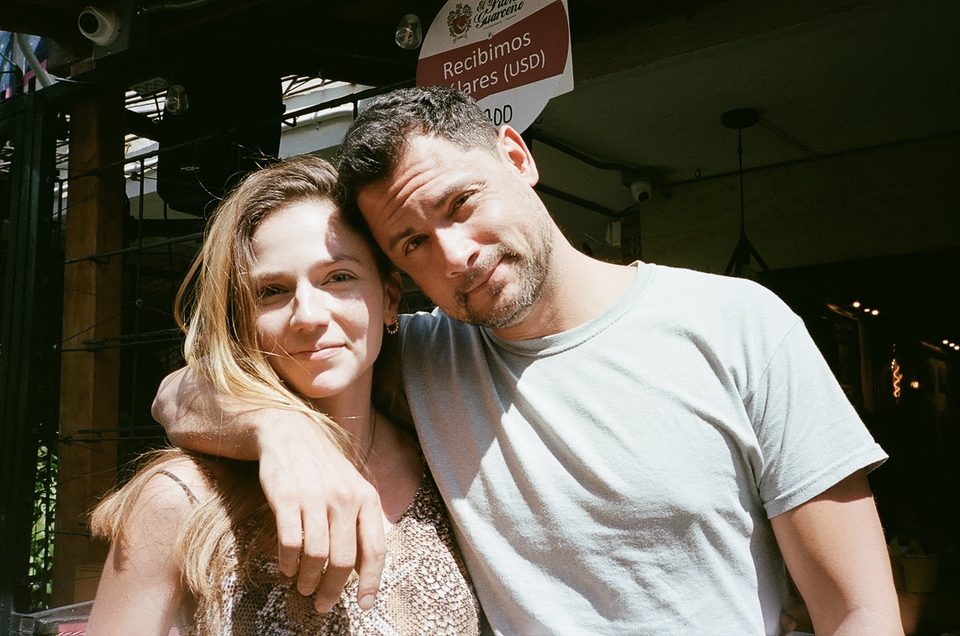 Film photo of a couple