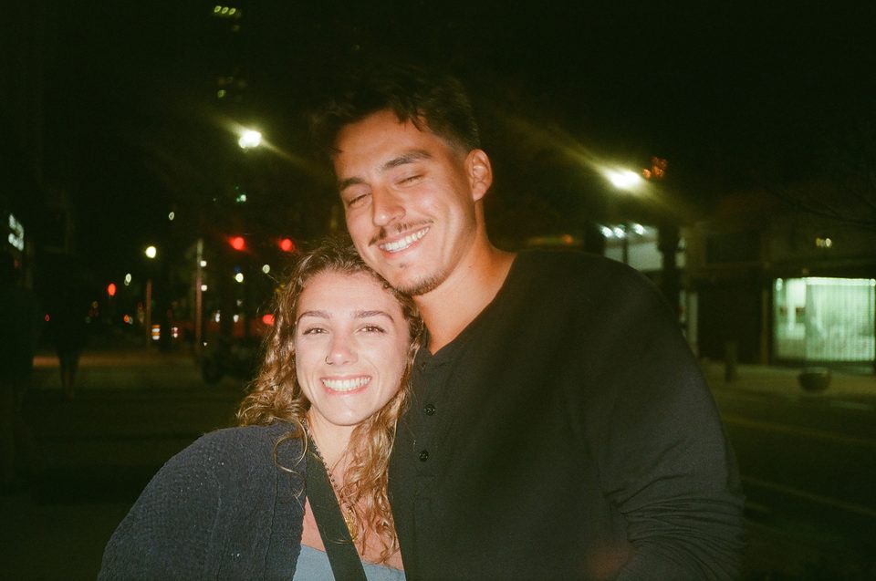 Film photo of a couple