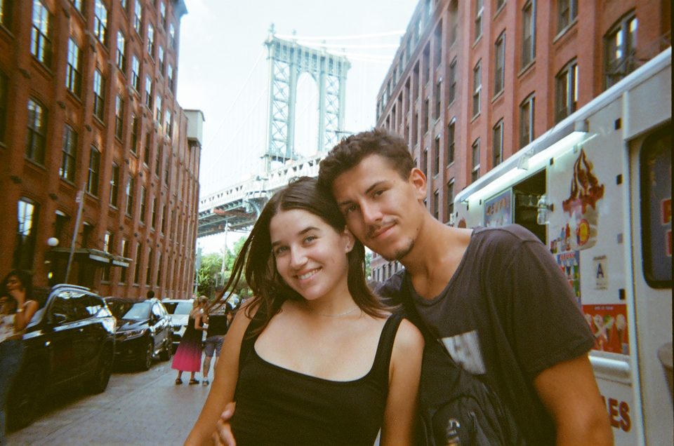 Film photo of a couple