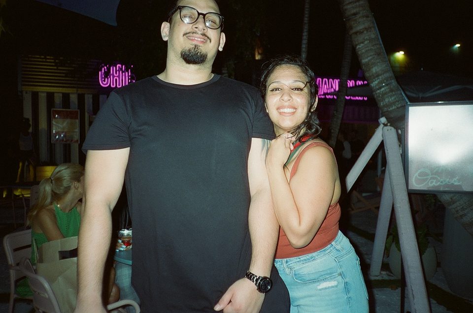 Film photo of a couple