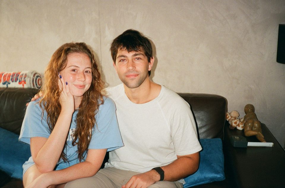 Film photo of a couple