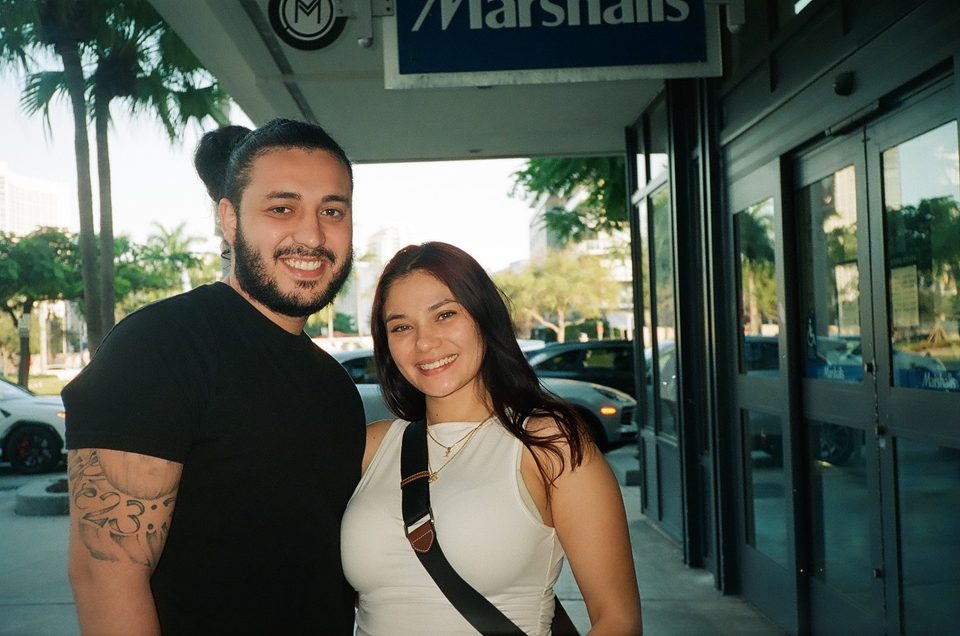 Film photo of a couple